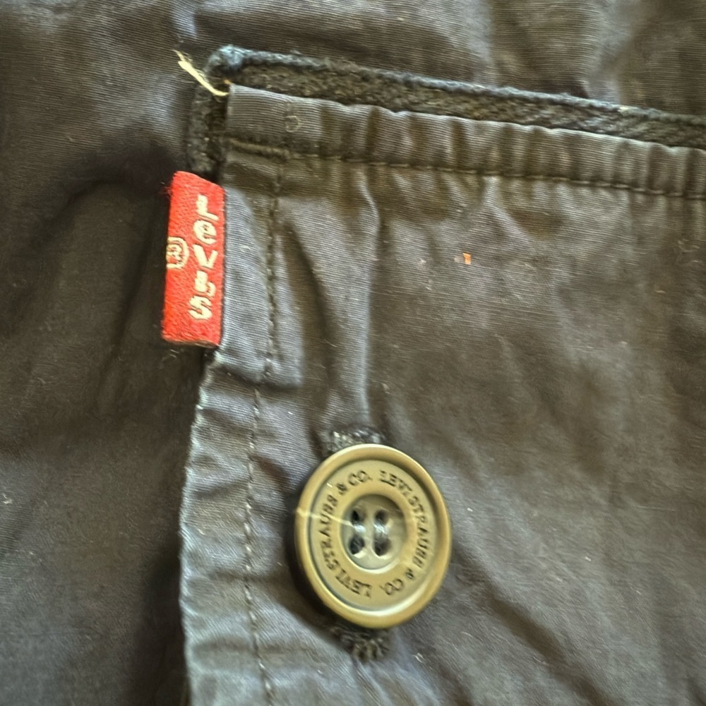 Levi's Women’s Hooded Anorak Jacket Navy Blue - Picture 11 of 13